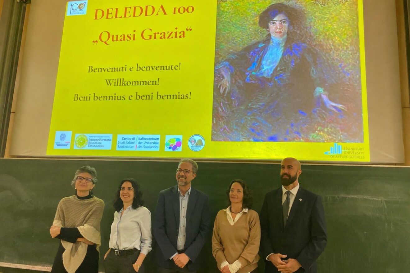 Sa Germània tzèlebrat a Grazia Deledda, printzipiende dae Francoforte