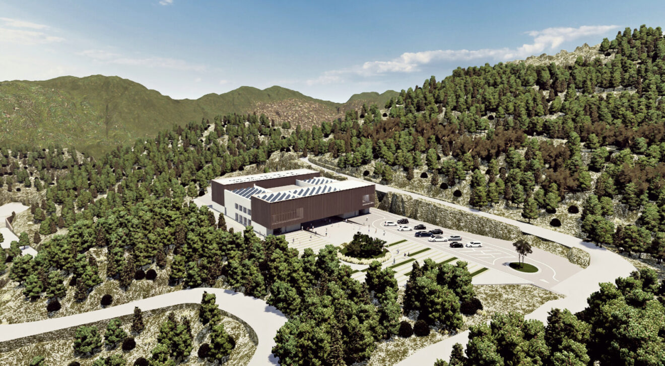 Sos Enattos, cun su laboratòriu sutaterra comintzat su fràigu de s'osservatòriu Einstein Telescope